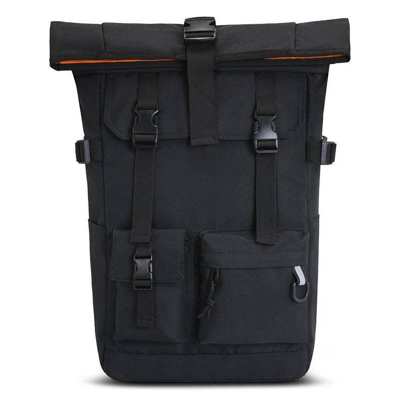 Moderner Rolltop-Rucksack mit Multifunktionalen Außentaschen Karnz
