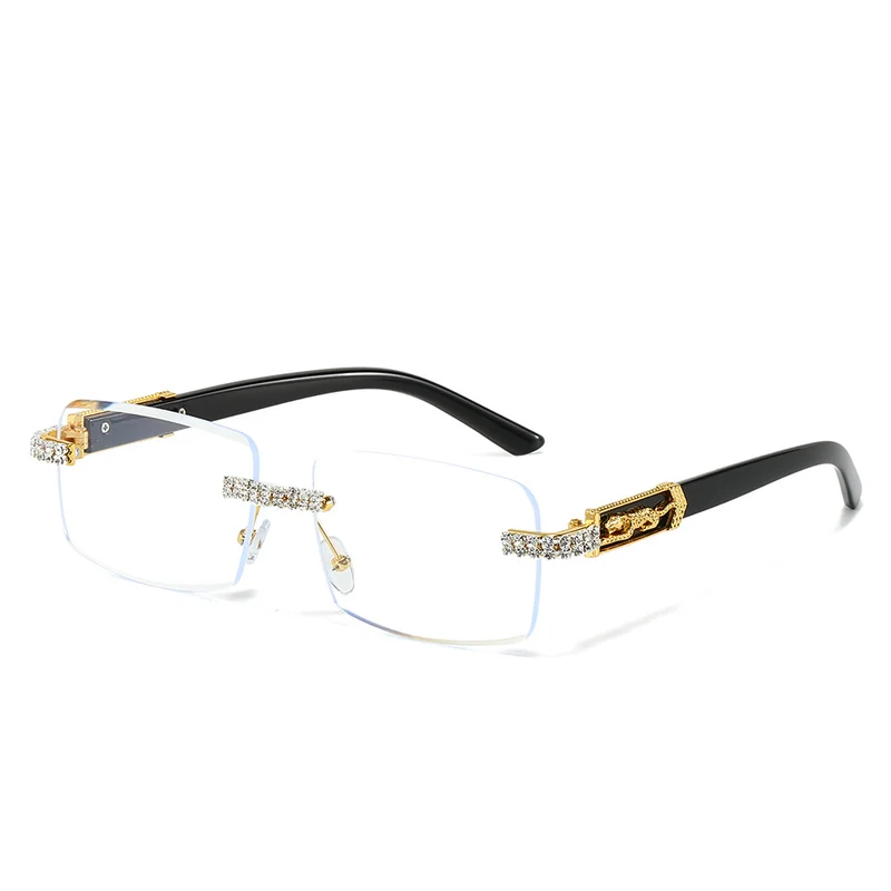Dekorativer quadratischer Rahmen Modetrends Sonnenbrille Karnz