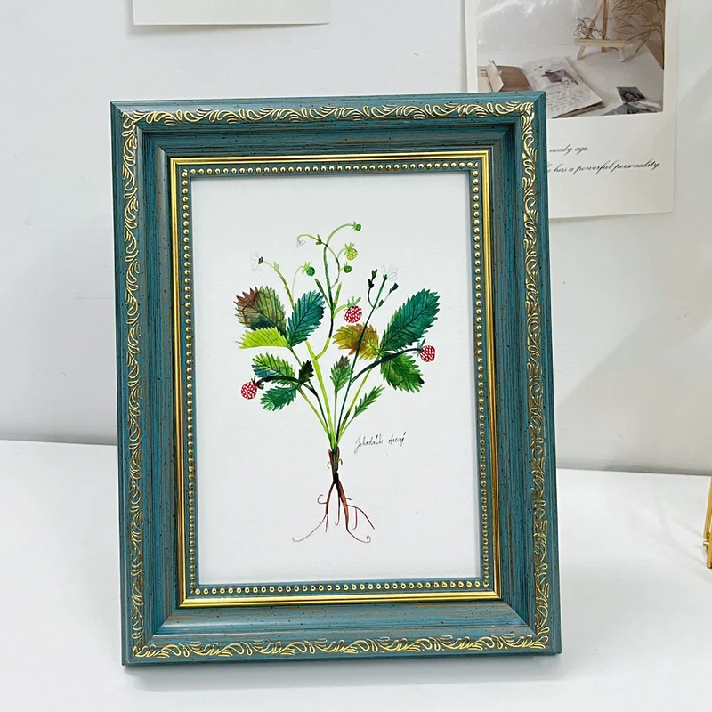 Dekorative Botanische Illustrationsrahmen