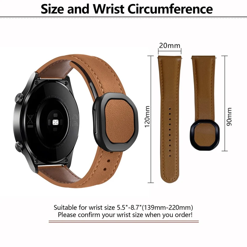Super Stylisch Universell Echtes Leder Universell Armband