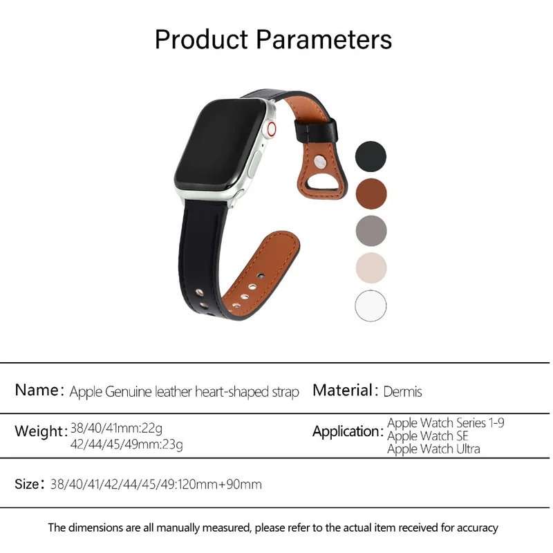 Mega Pflegeleicht Apple Smartwatch Echtes Leder Universell Armband