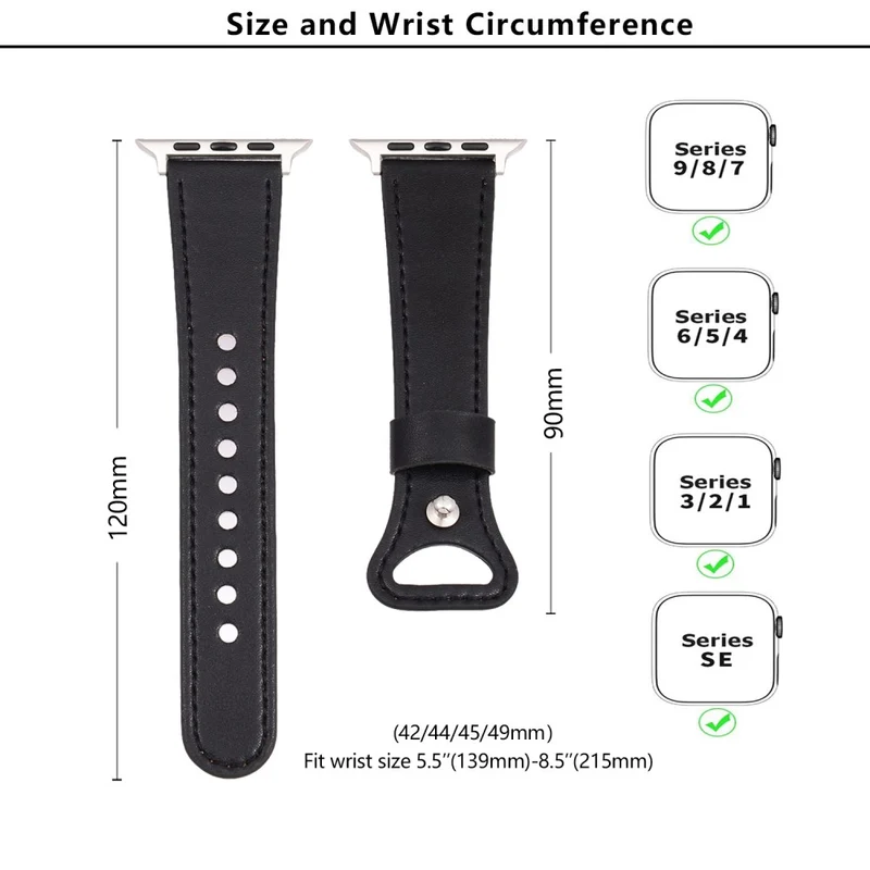 Mega Pflegeleicht Apple Smartwatch Echtes Leder Universell Armband