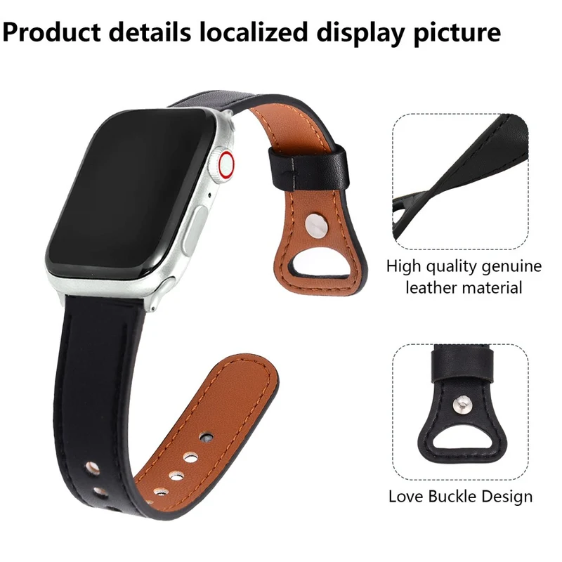 Mega Pflegeleicht Apple Smartwatch Echtes Leder Universell Armband