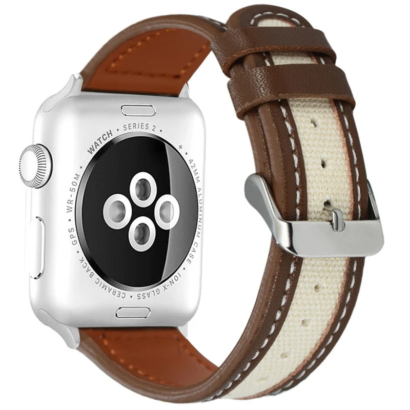 Bemerkenswert Reizvoll Apple Smartwatch Kunstleder Universell Armband