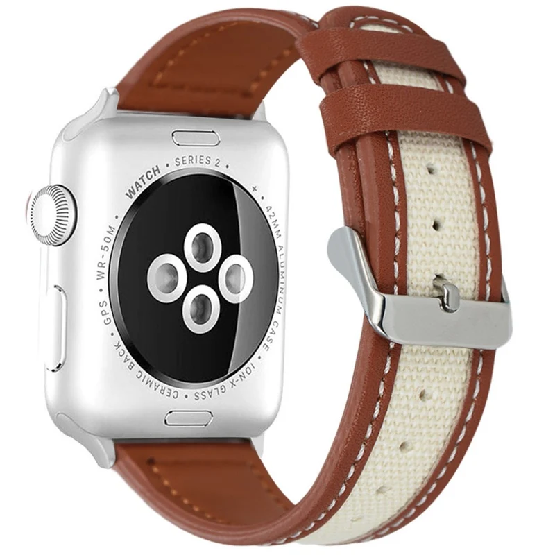 Bemerkenswert Reizvoll Apple Smartwatch Kunstleder Universell Armband