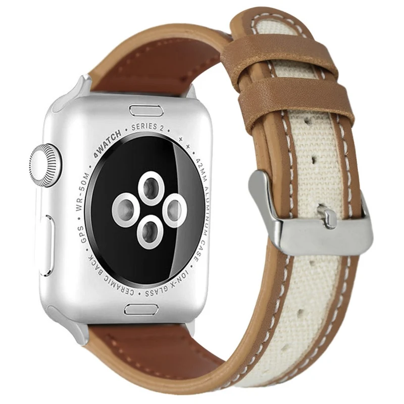Bemerkenswert Reizvoll Apple Smartwatch Kunstleder Universell Armband
