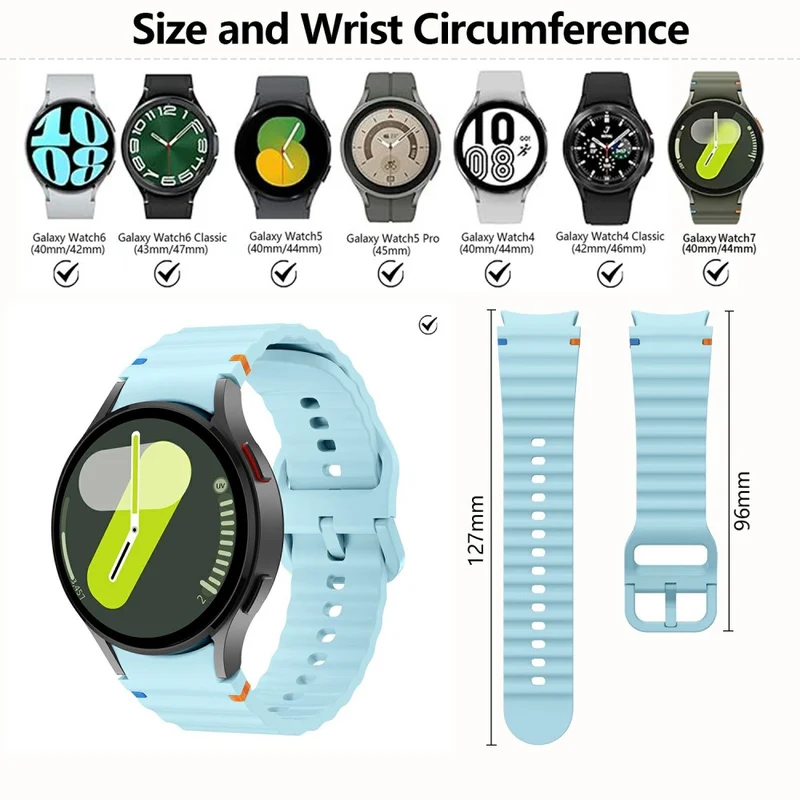 Wirklich Angenehm Samsung Smartwatch Silikon Universell Armband