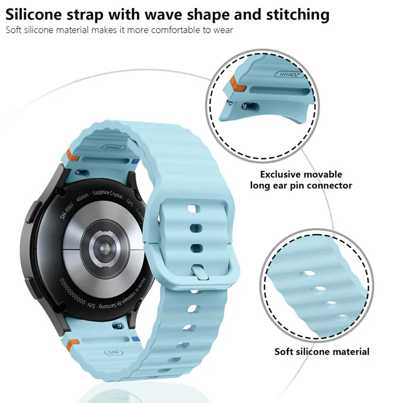 Wirklich Angenehm Samsung Smartwatch Silikon Universell Armband