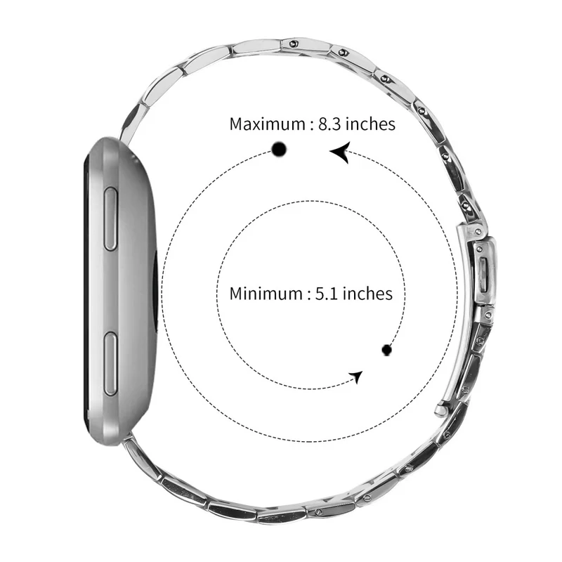 Modisch Fitbit Smartwatch Metall Universell Armband