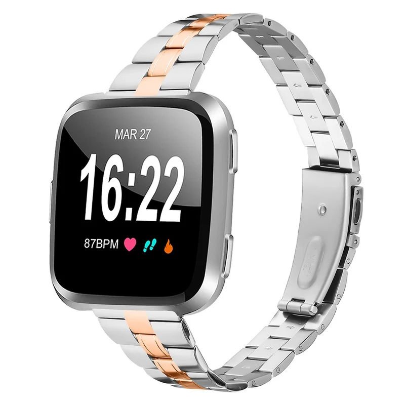 Modisch Fitbit Smartwatch Metall Universell Armband