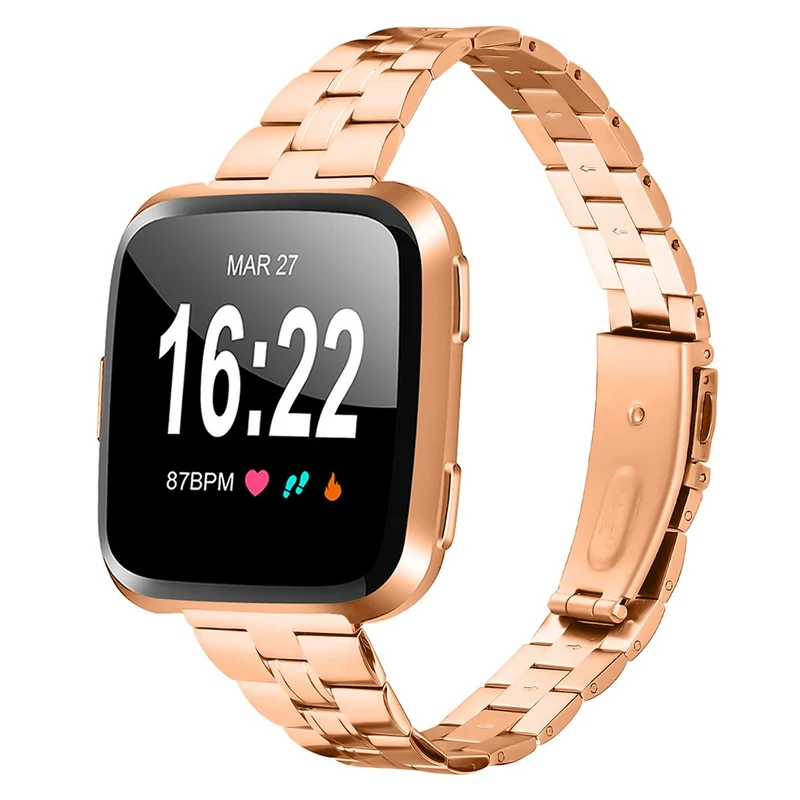 Modisch Fitbit Smartwatch Metall Universell Armband
