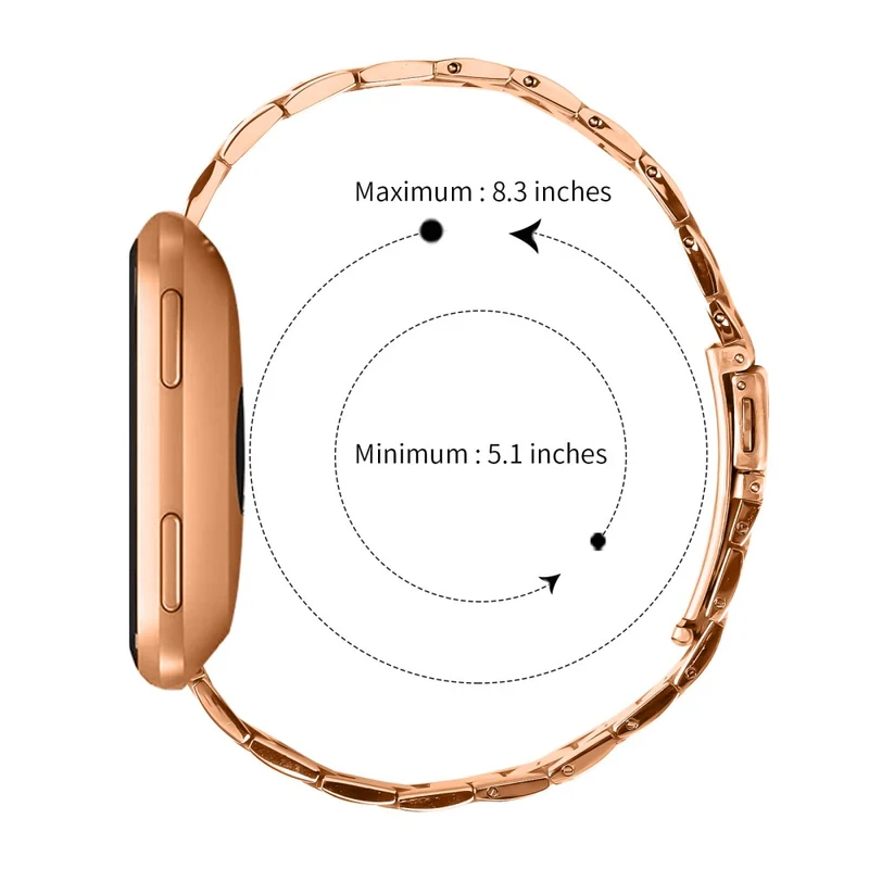 Modisch Fitbit Smartwatch Metall Universell Armband