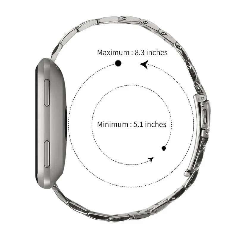 Modisch Fitbit Smartwatch Metall Universell Armband