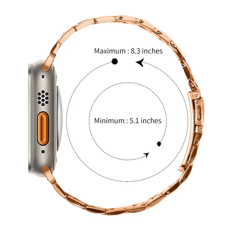 Exquisit Apple Smartwatch Metall Universell Armband
