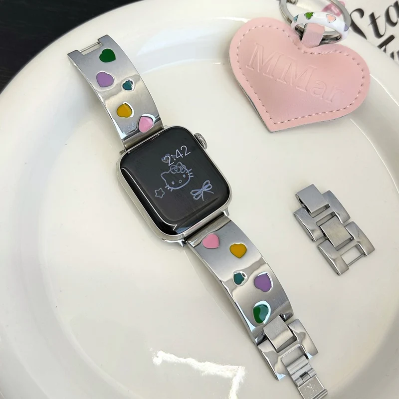Unglaublich Schön Apple Smartwatch Metall Universell Armband