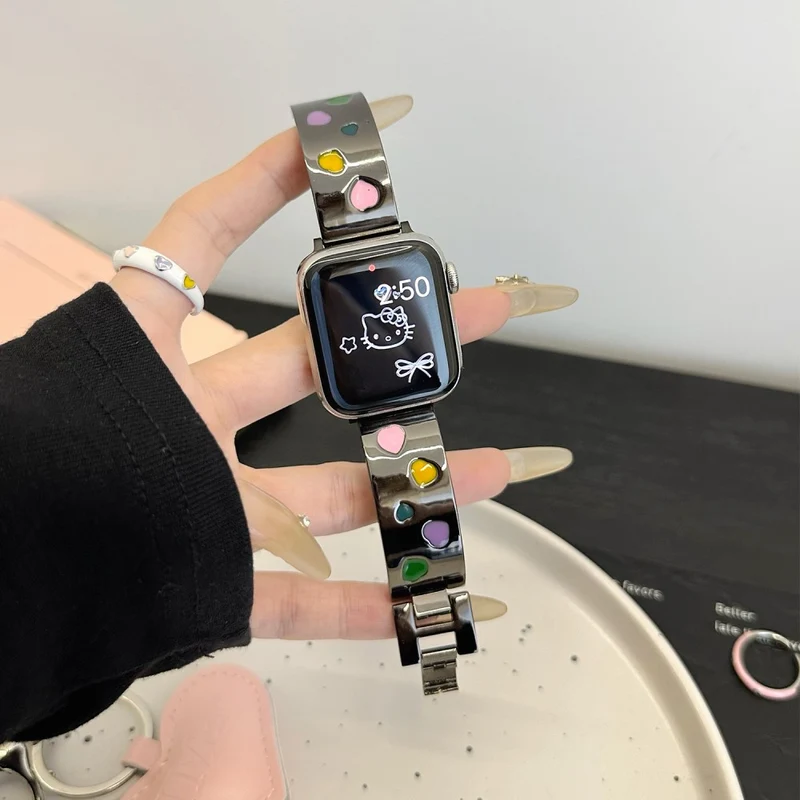 Unglaublich Schön Apple Smartwatch Metall Universell Armband