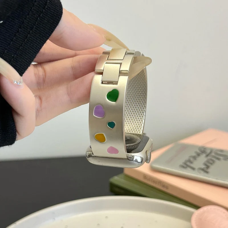 Unglaublich Schön Apple Smartwatch Metall Universell Armband