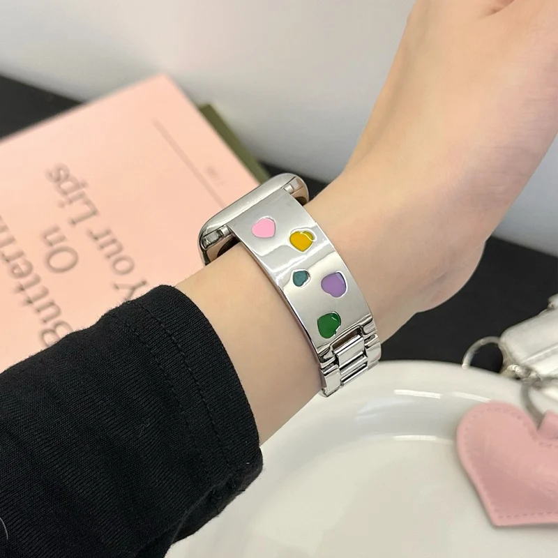 Bemerkenswert Komfortabel Apple Smartwatch Metall Universell Armband