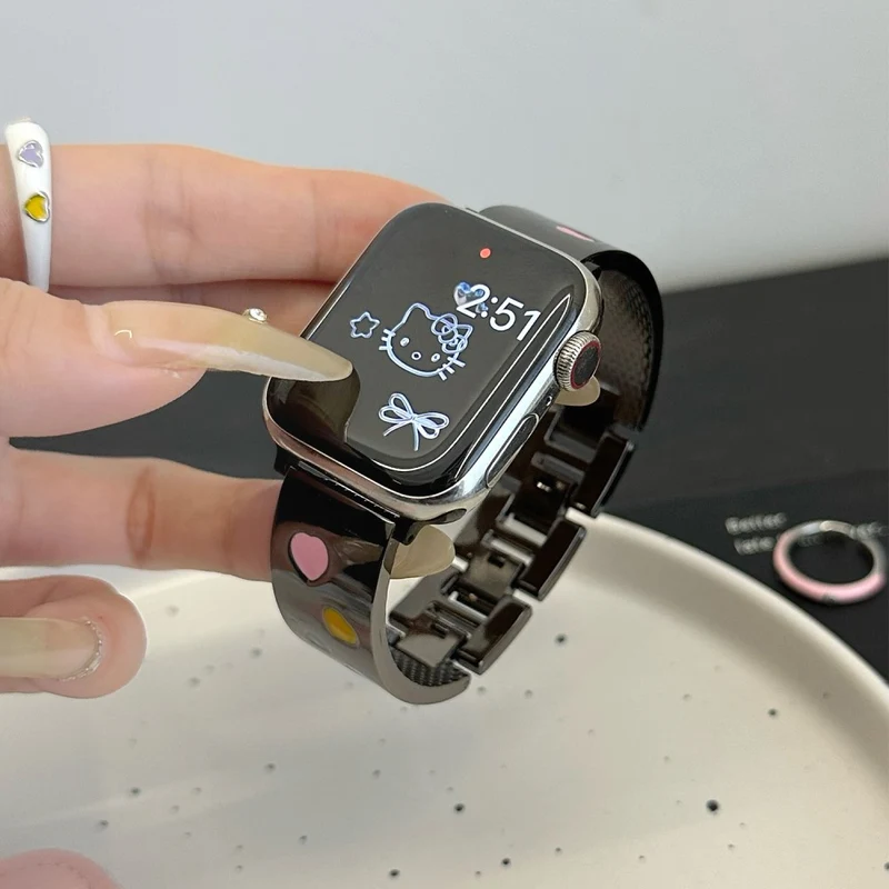 Bemerkenswert Komfortabel Apple Smartwatch Metall Universell Armband