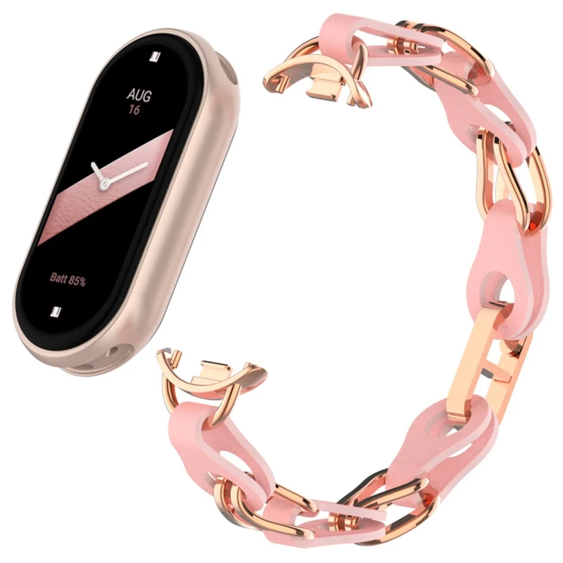 Super Stylisch Xiaomi Mi Band 9 / Xiaomi Smart Band 8 Active Metall Universell Armband