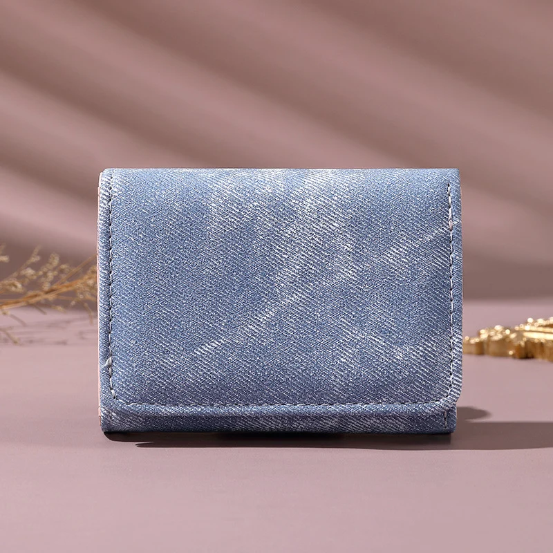 Stylische Denim-Geldbörse