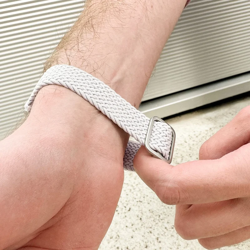 Suunto Run 2 Verstellbar-Geflochtenes Armband (Weiß)