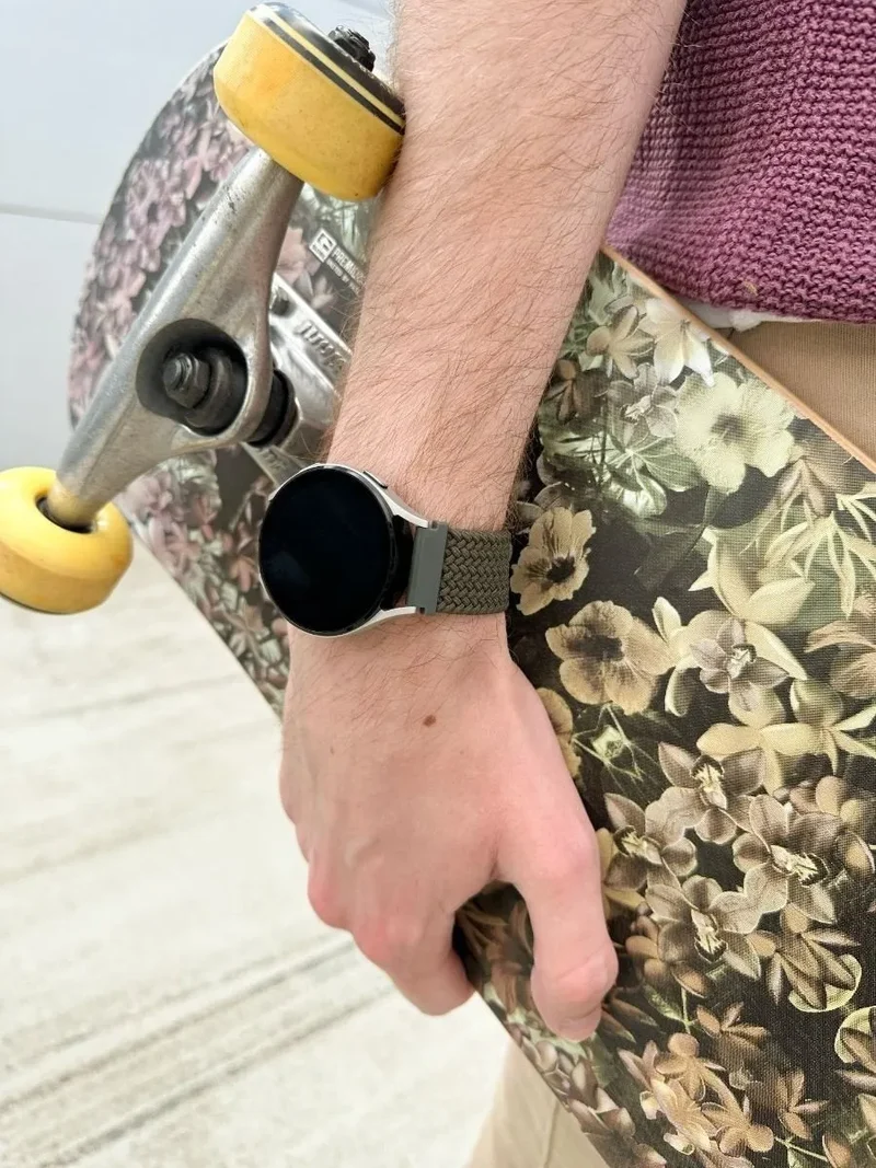 Coros Pace 4 Pro Verstellbar-Geflochtenes Armband (Grün)
