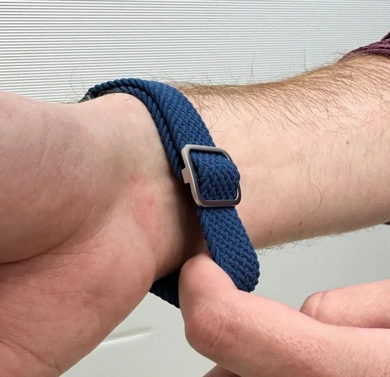 Coros Pace 4 Pro Verstellbar-Geflochtenes Armband (Blau)