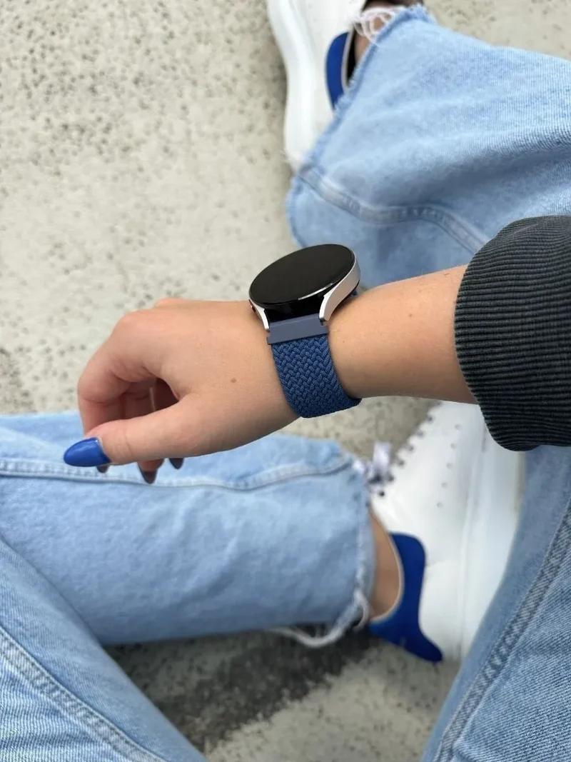 Coros Pace 4 Pro Verstellbar-Geflochtenes Armband (Blau)