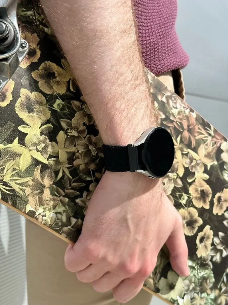 Coros Pace 4 Pro Verstellbar-Geflochtenes Armband (Schwarz)