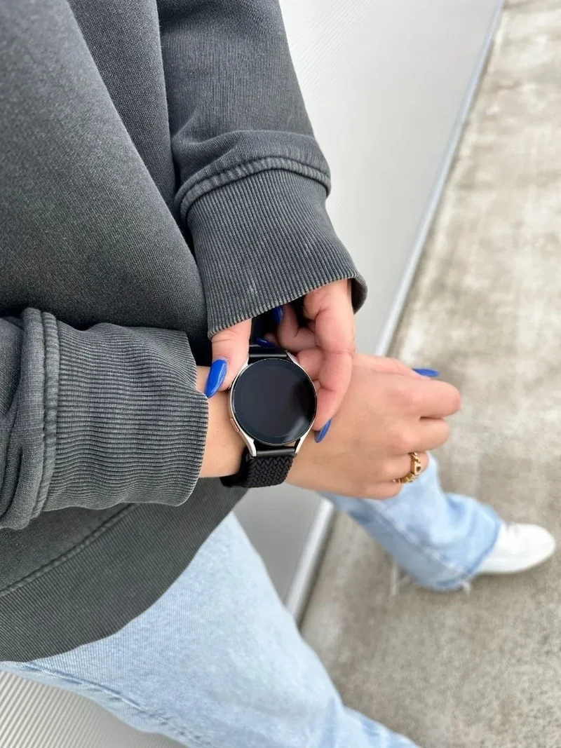 Coros Pace 4 Pro Verstellbar-Geflochtenes Armband (Schwarz)