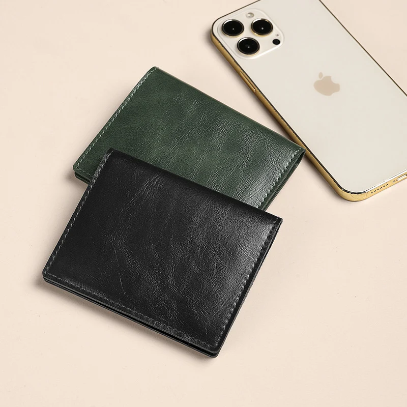 Premium Leder Bi-Fold Geldbörse