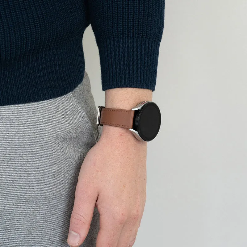 Bandz Coros Pace 4 Pro Lederarmband 'Deluxe' (Braun)