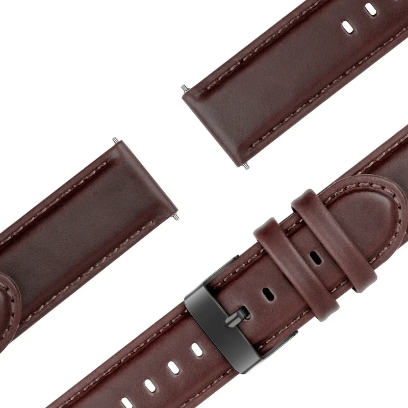 Bandz Suunto Run 2 Lederarmband 'Classic' (Dunkelbraun)