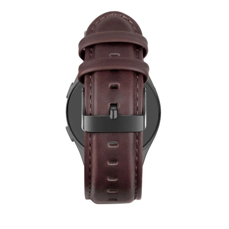 Bandz Suunto Run 2 Lederarmband 'Classic' (Dunkelbraun)