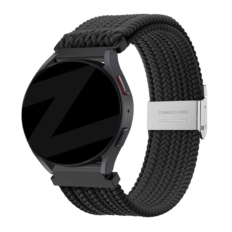 Bandz Coros Pace 4 Pro Gewebtes Nylonarmband (Schwarz)