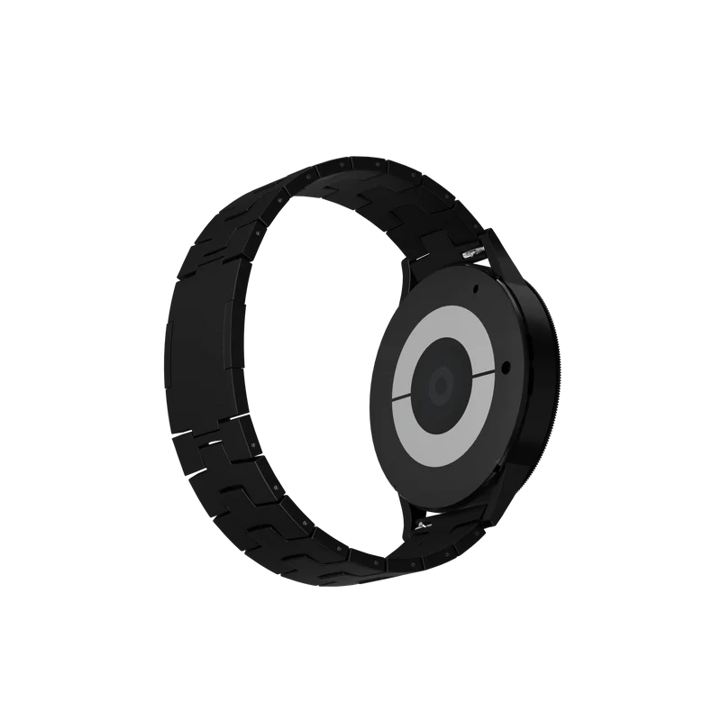 Coros Pace 4 Pro Gebürstetes Titanarmband (Flache Schließe) (Schwarz)