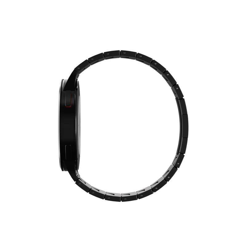 Coros Pace 4 Pro Gebürstetes Titanarmband (Flache Schließe) (Schwarz)