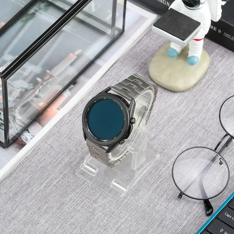 Suunto Run 2 Gebürstetes Titanarmband (Flache Schließe) (Silber)