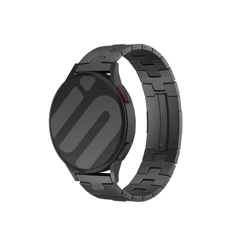 Suunto Run 2 Gebürstetes Titanarmband (Flache Schließe) (Graphit)