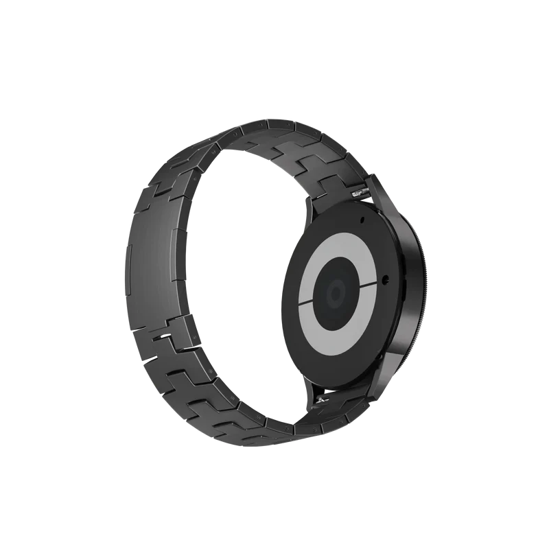 Suunto Run 2 Gebürstetes Titanarmband (Flache Schließe) (Graphit)