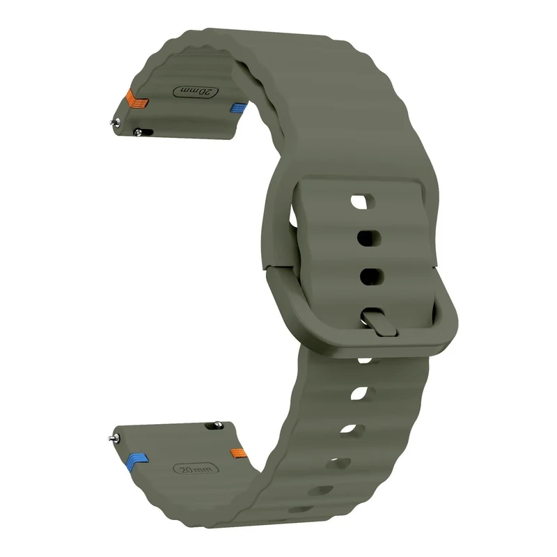 Suunto Run 2 Wave Silikonarmband (Armeegrün)
