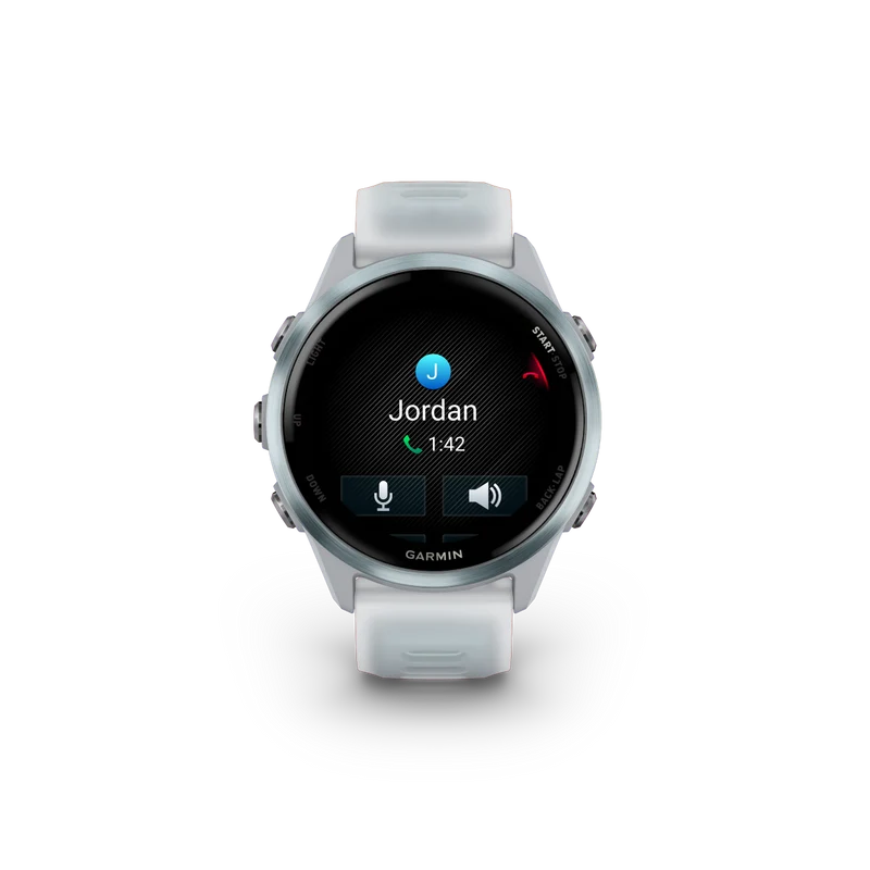 Garmin Forerunner 570 - 42mm Steinweiss/Cloud Blue Aluminium