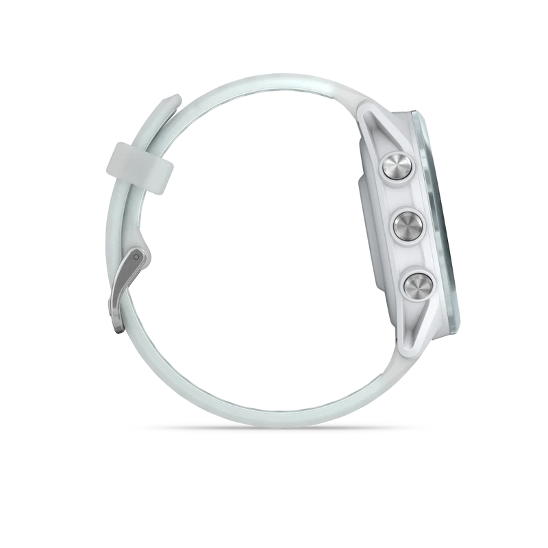 Garmin Forerunner 570 - 42mm Steinweiss/Cloud Blue Aluminium