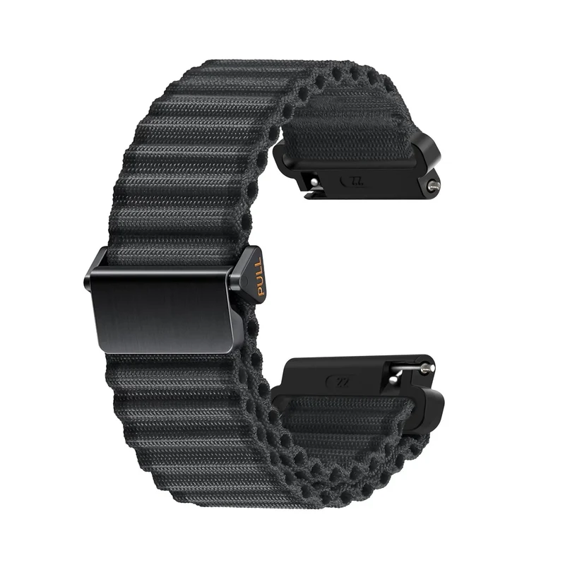 Coros Pace 4 Pro Outdoor Nylonarmband (Schwarz)