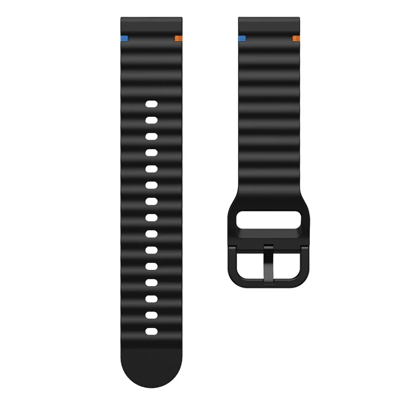 Coros Pace 4 Pro Wave Silikonarmband (Schwarz)