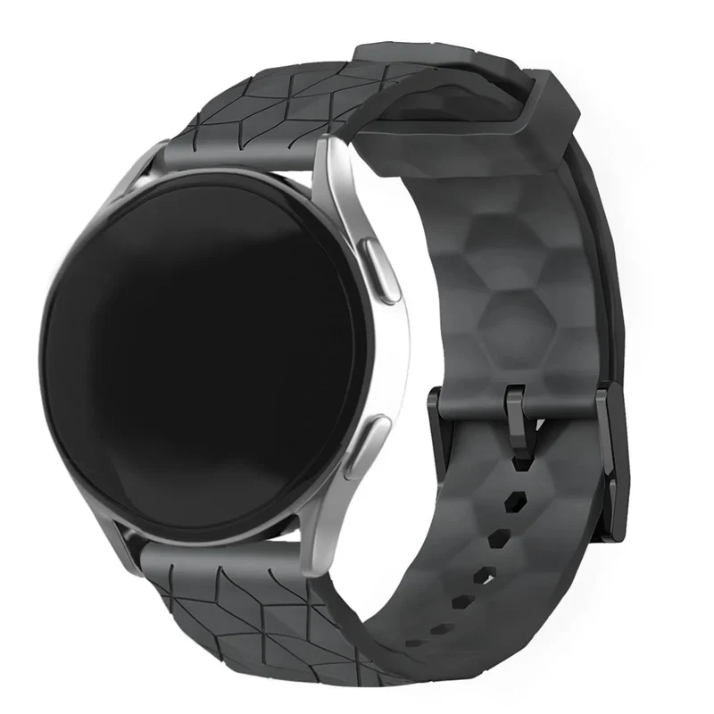 Coros Pace 4 Pro 'Hexagon' Silikonarmband (Schwarz)