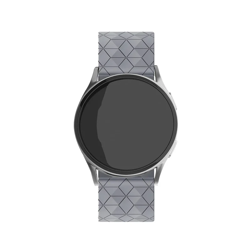 Suunto Run 2 'Hexagon' Silikonarmband (Grau)