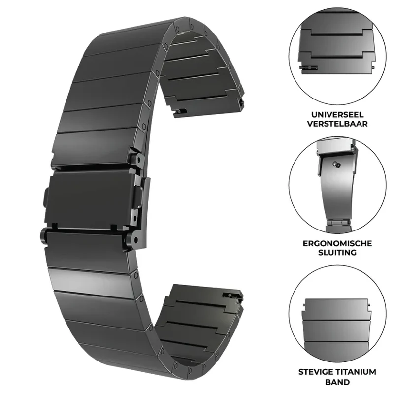 Suunto Run 2 Luxus-Titanarmband (Graphit)