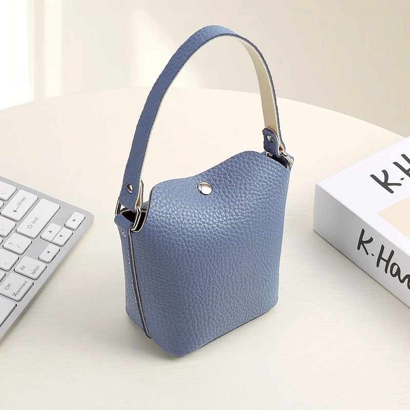 Mini Texturierte Handtasche